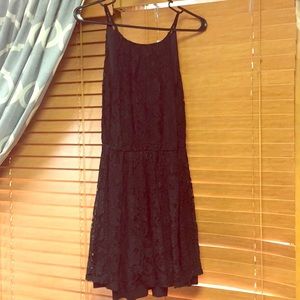 Black classy short dress